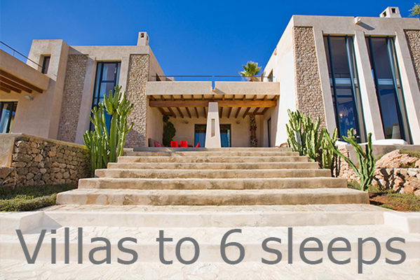 Ibiza Villas Fincas Houses Apartments up to 6 Persons / Sleeps