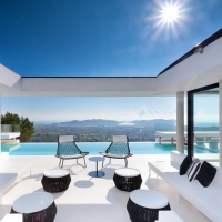 Ibiza Luxus Villa mit Pool und Meerblick Can Koi - Minimalistische Villa 